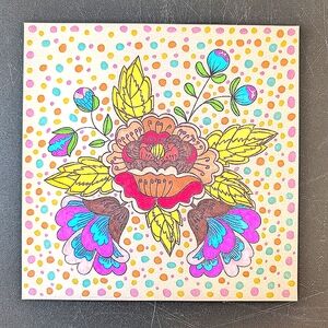 Colorful Floral Art Print